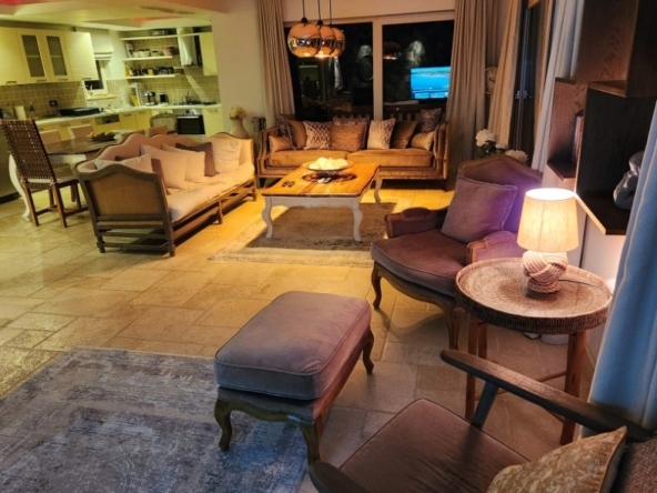 Gocek Rental Villa Living Room