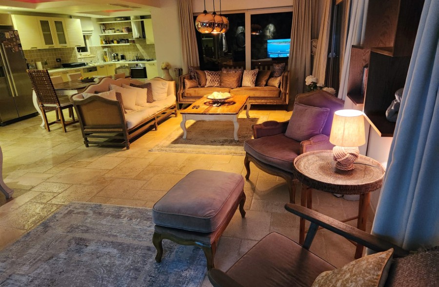 Gocek Rental Villa Living Room
