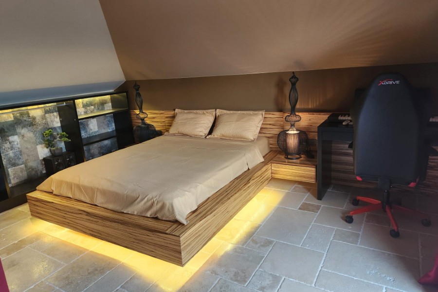 Gocek Rental Villa Third Floor Big Bedroom