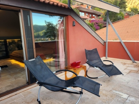 Gocek Rental Villa Third Floor Big Bedroom