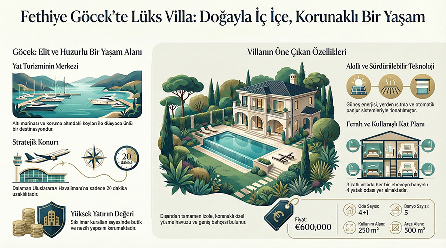 Gocek Detached Villa for Sale
